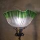 lampe laiton italie 39x17 jolie tulipe ancienne 1900