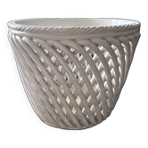 woven earthenware pot cover 1950