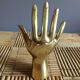 Vintage brass hand