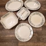 Set of 6 dishes RUBIS Boch brothers