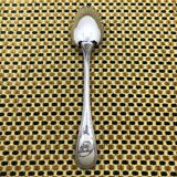 Silver-plated dessert spoon from Christofle, Perles model
