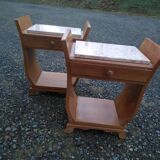 Pair of vintage bedside tables