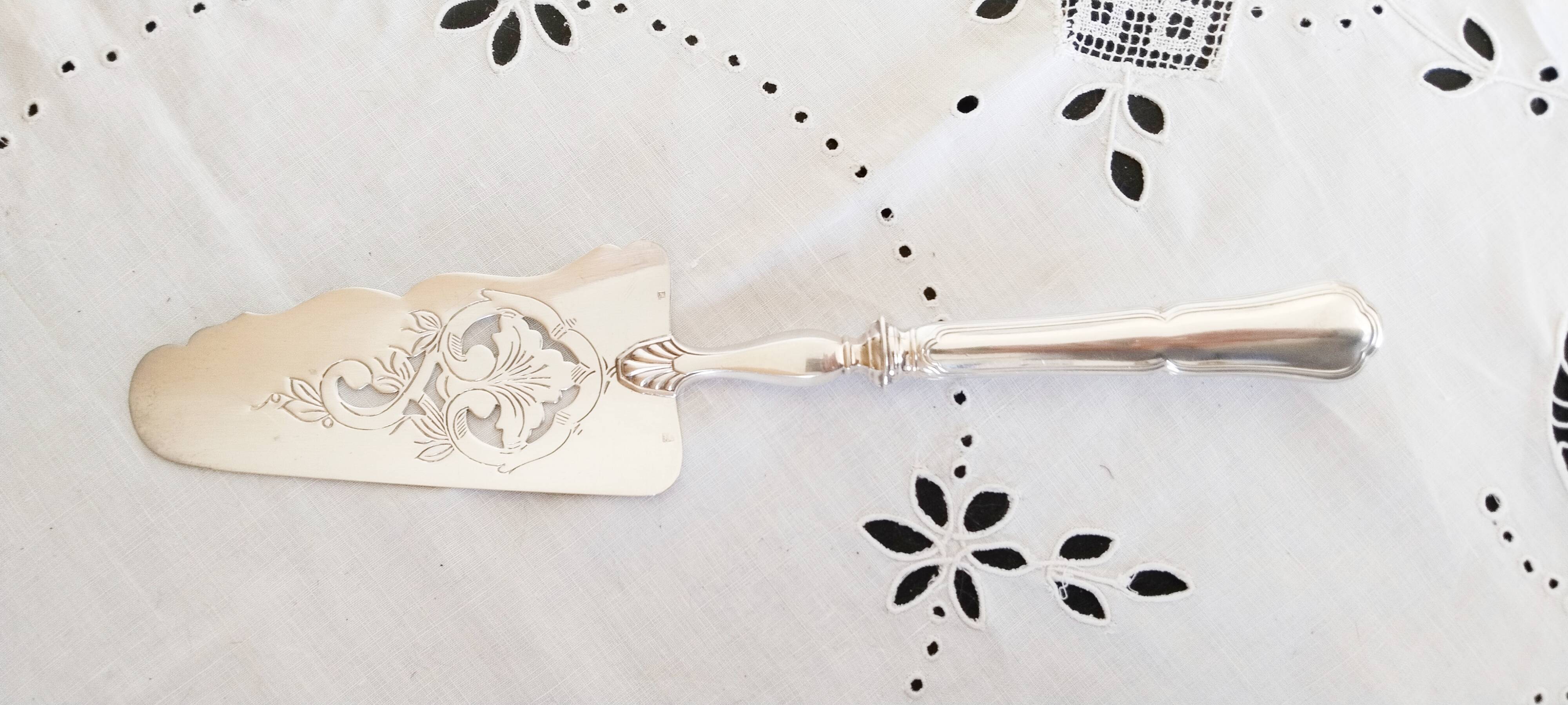 Silver Pie Server, Cake Serving Spoon