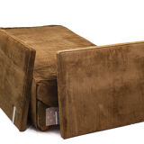 Vintage velvet bench/daybed,1960