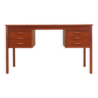 Teak desk, Danish design, 1970s, production: Denmark