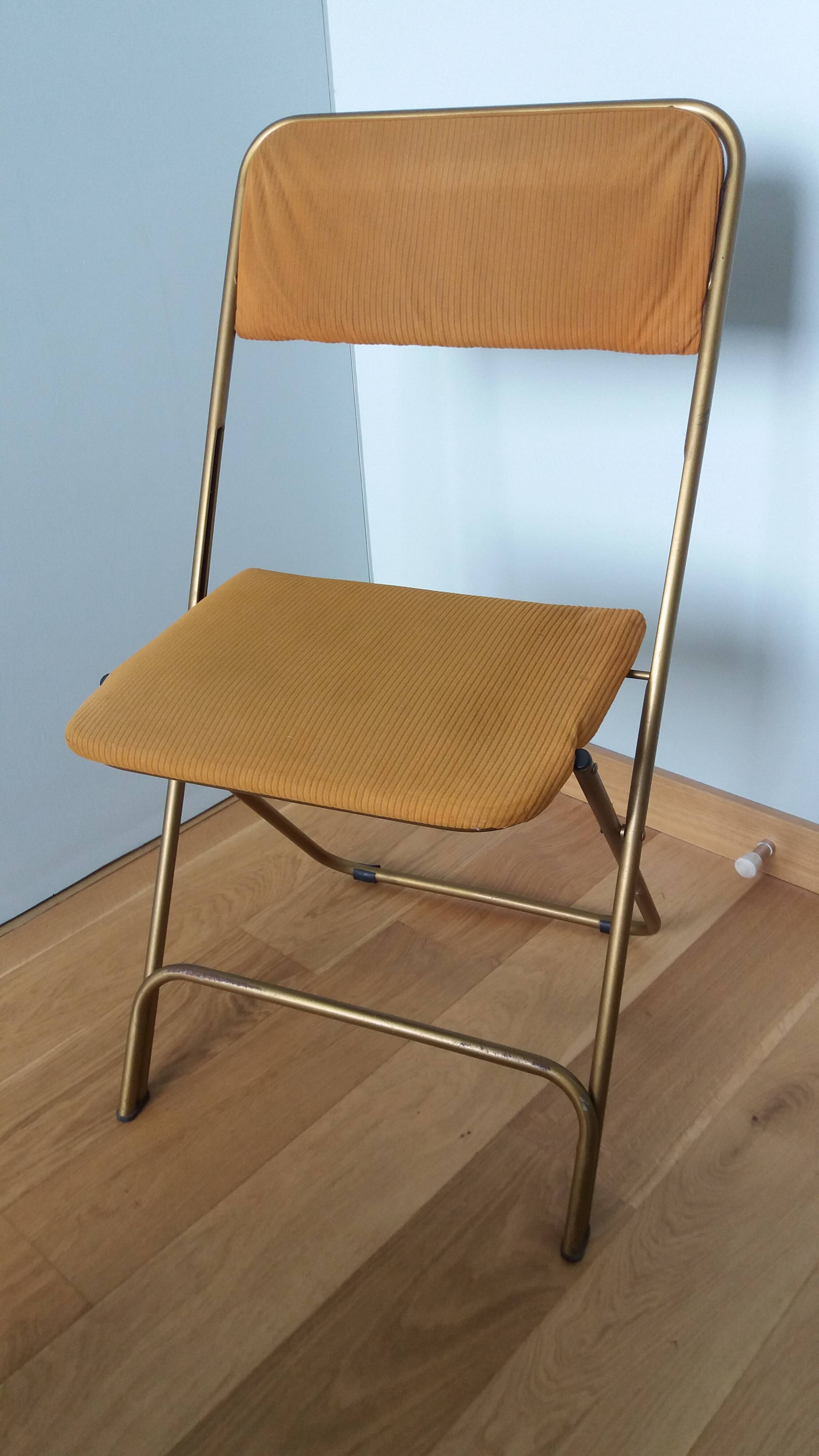 Lafuma Chantazur folding chair from the 1960s.