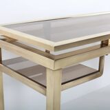 Console en laiton de Guy Lefevre, années 70
