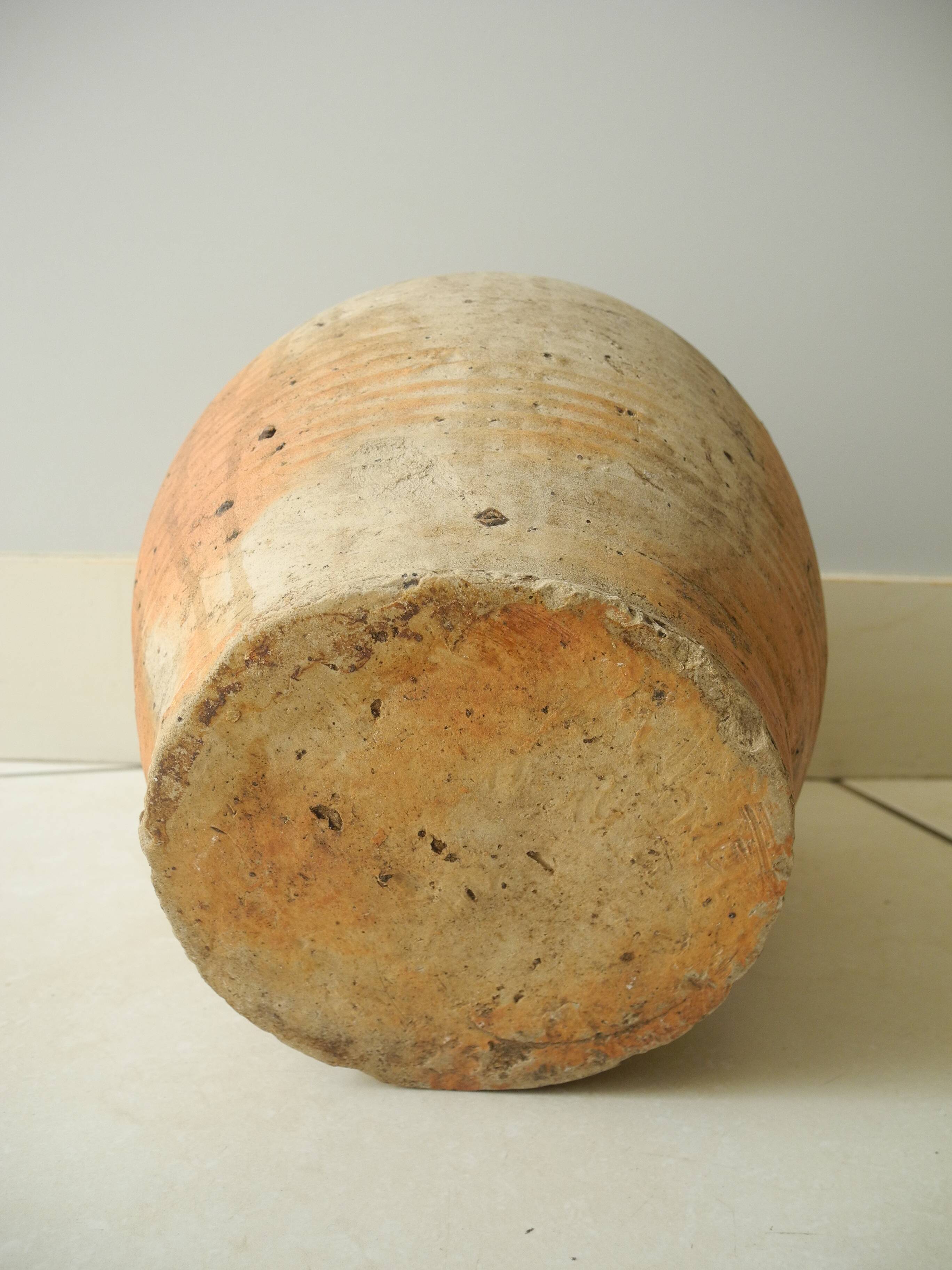 old terracotta jug pottery jar french terracotta jug jar