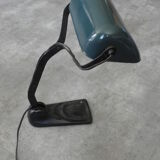 Desktop lamp with green enamel lampshade Switche