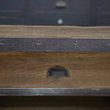 Industrial low industrial furniture carpenter's workbench 1930