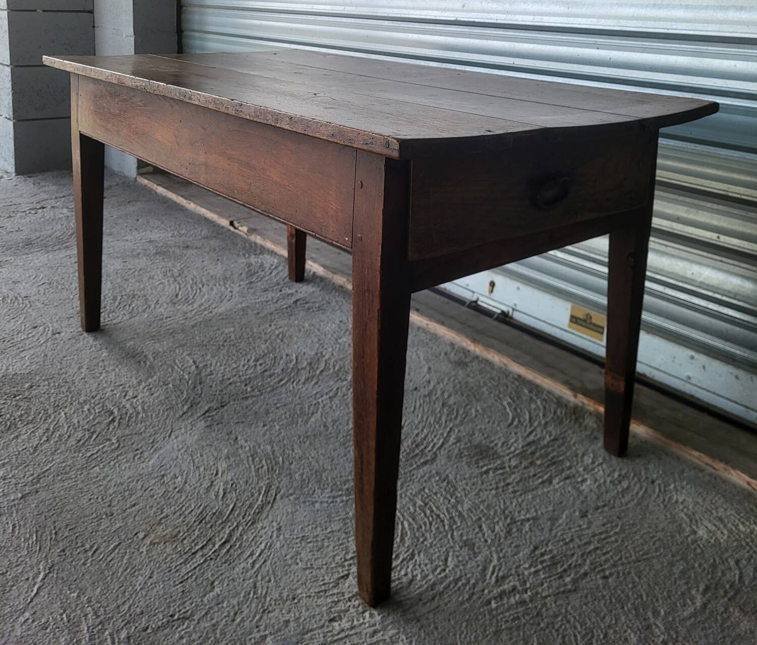 Authentic very old farmhouse table in good condition.