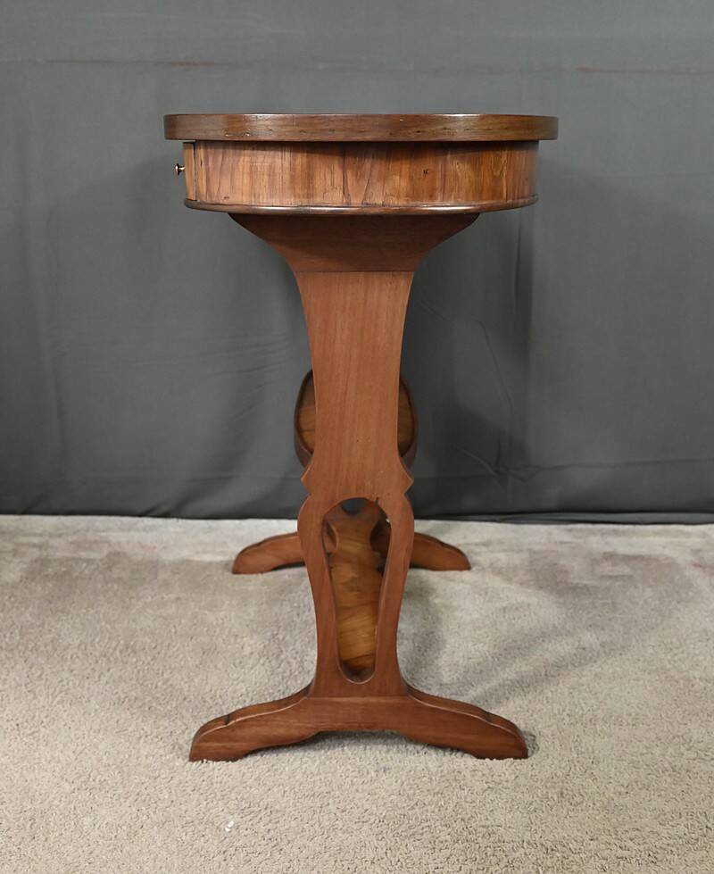 Louis XVI Style Mahogany and Rosewood Marquetry Coffee Table – Late