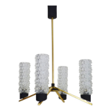Vintage 4-pointed chandelier Maison Arlus from the 1950s