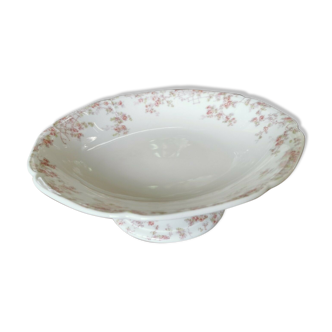 Présentoir compotier porcelaine de Limoges Franck Haviland décoré