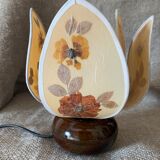 Vintage stoneware lamp