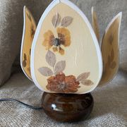 Vintage stoneware lamp