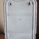Vintage tôle enamelled white deco to hang