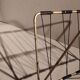 Vintage gold metal and black scoubidou magazine holders