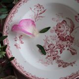 4 assiettes creuses Sarreguemines Fontanges