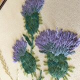 Floral crewel tapestry H93 cm XLarg 43