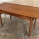 Scandinavian vintage coffee table blond teak