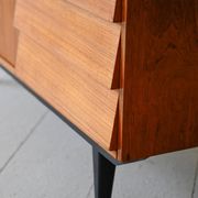 Scandinavian sideboard with black details