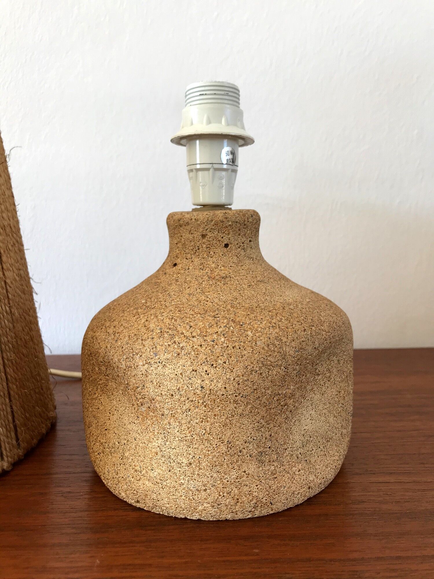 Vintage stone lamp 70s