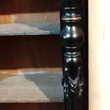 Curtained cabinet, late 19th century.