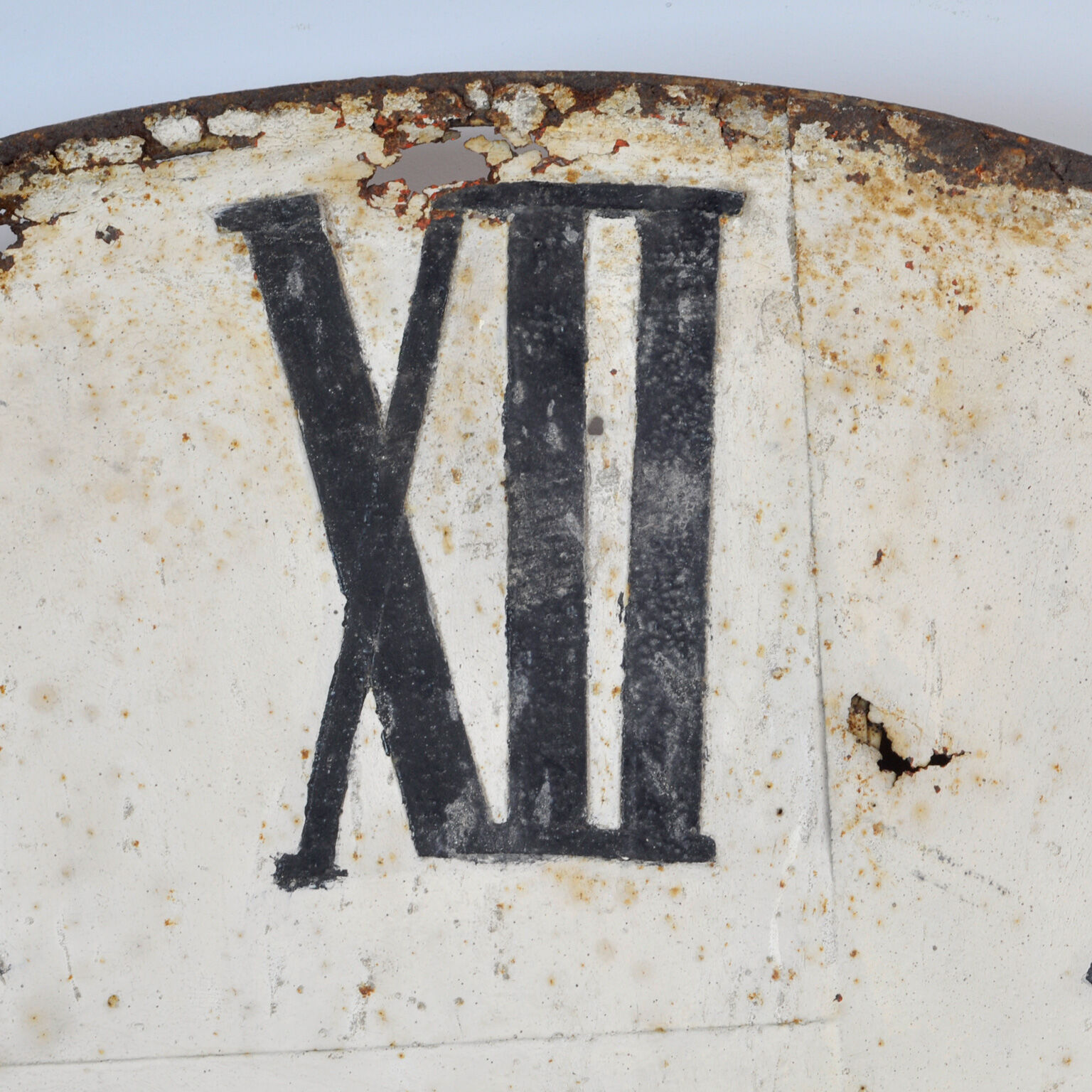 Clock Face Of A Church. Circa 1920