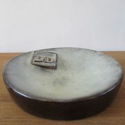 Empty ceramic pocket signed Villenauxe in Champagne 70s
