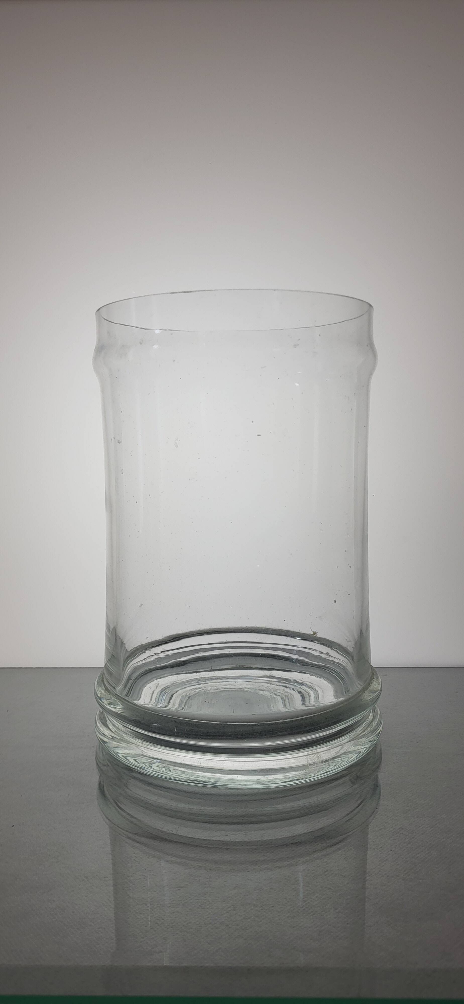 Blown glass jar