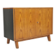 Small buffet with two doors by Frantisek Jirak, oak, 1960.