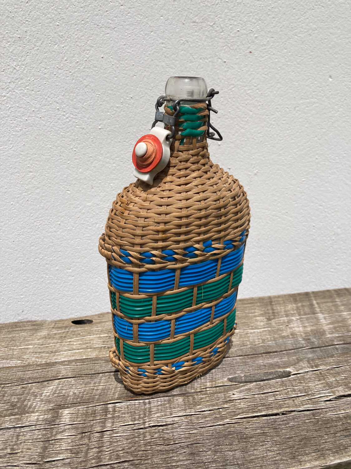 Bottle scoubidou 70 heavy braided rattan