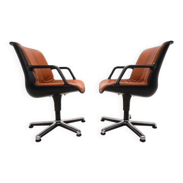 Set of two Fröscher office chairs by Burkhard Vogtherr, 1970