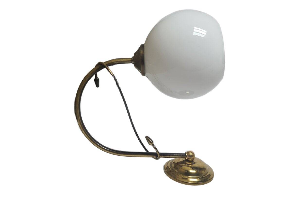 Art Deco metal wall lamp, Poland, 1950s