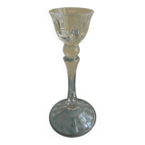 old crystal candlestick candleholder