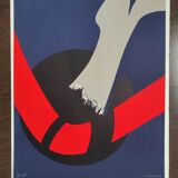Abstract Figure - Original Signed-Numbered Lithograph - James Pichette 9/129