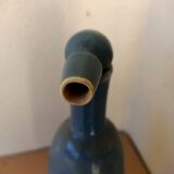 Carafe à liqueur en grès bleu