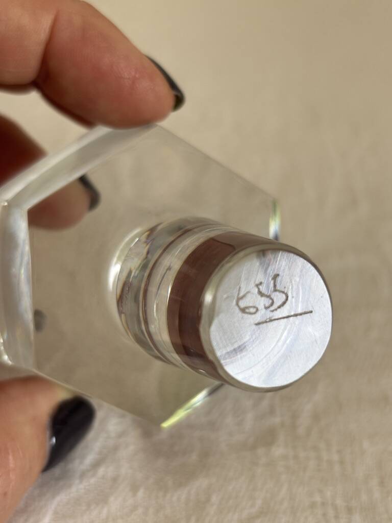 Cut crystal carafe from Baccarat – Stamped and numbered