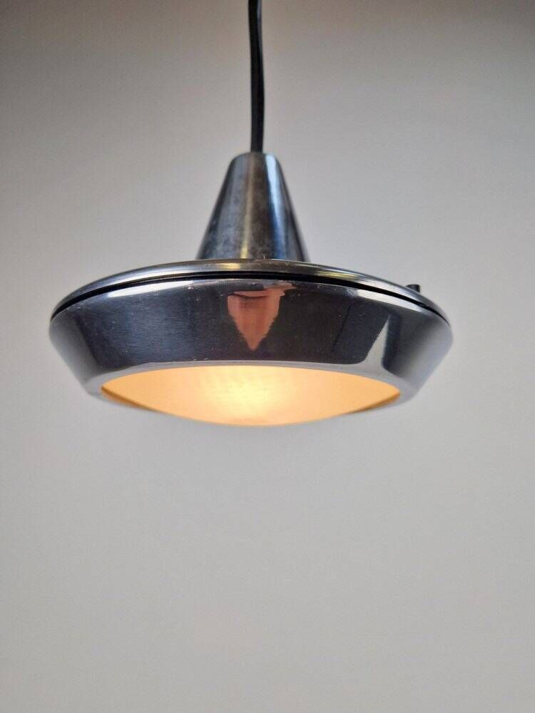 Postmodern Ursa Minor Pendant Lamp in Aluminum by Vico Magistretti for Nemo, Italy, 1990s