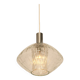 Large glass tulip-shaped pendant light by Cosack, Germany, 1970s.