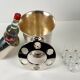 Vodka freshener with 6 glasses in Portieux crystal