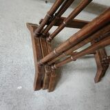Pyrographed nesting tables