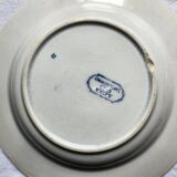 Deep plates x 6 from the French manufacturer Sarreguemines, Aïda collection. Old and rare