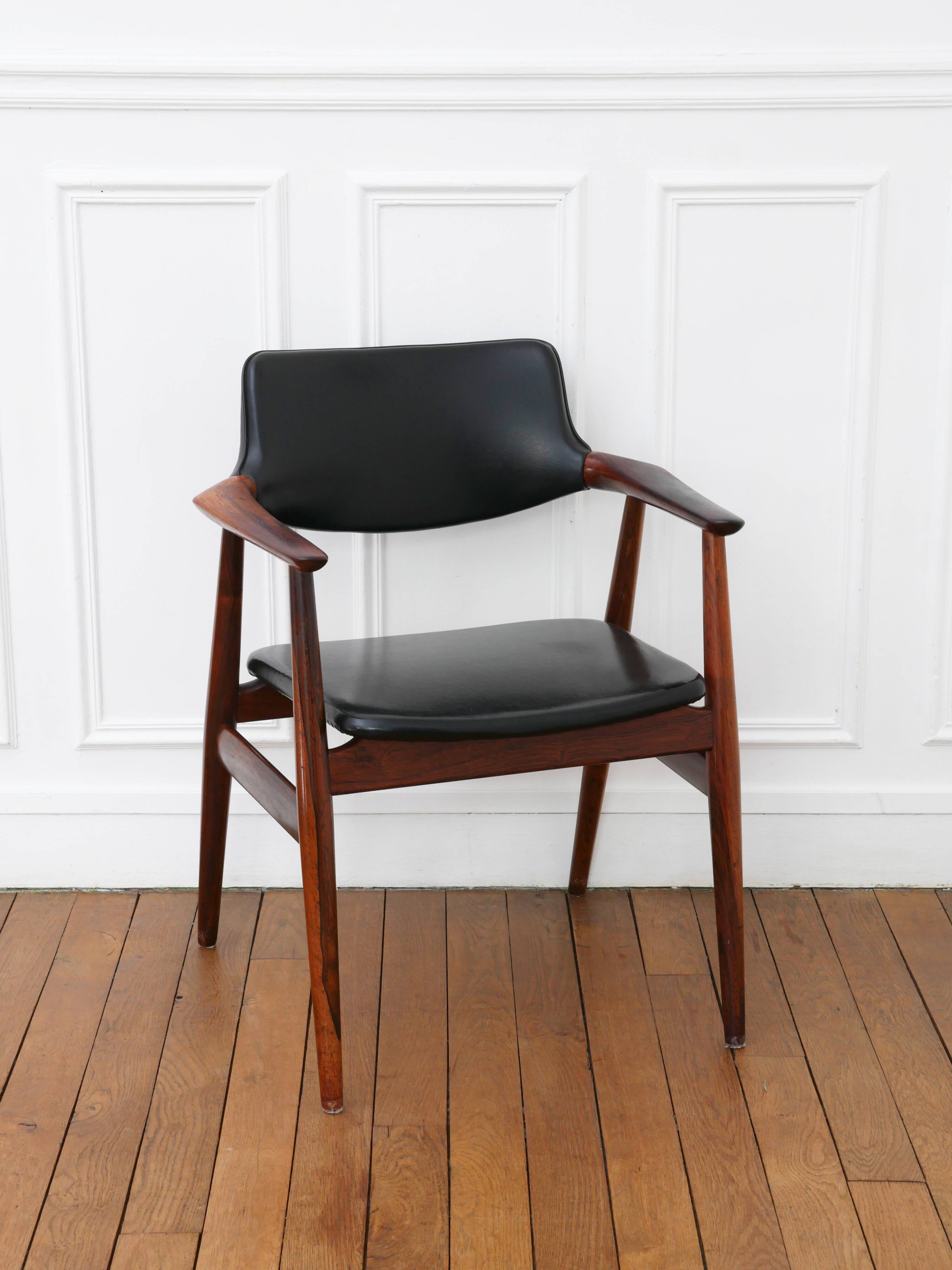 Armchair Svend Age Eriksen – Glostrup Møbelfabrik - Rosewood