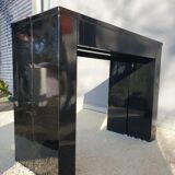 Table with extendable mechanism XXL black lacquer