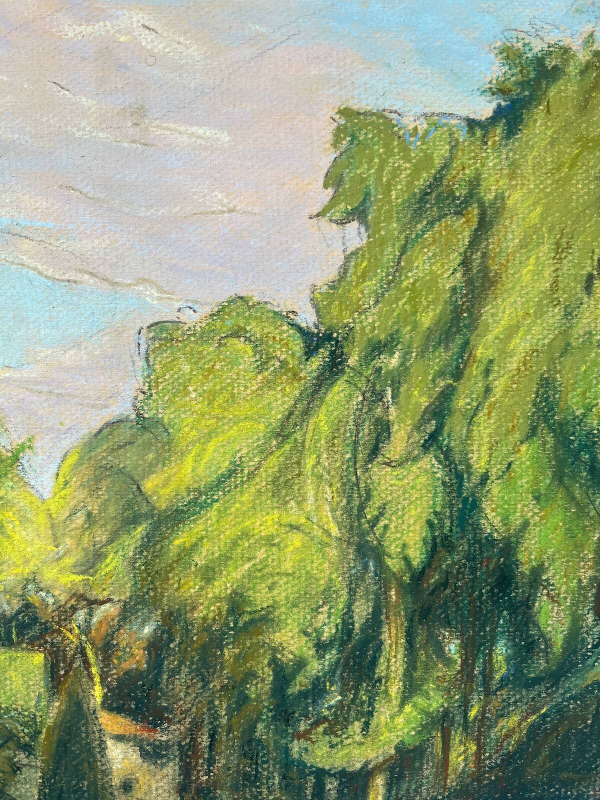 Study table garden Parc Pastel Ed. Pannetier (1884-1965)