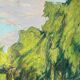 Study table garden Parc Pastel Ed. Pannetier (1884-1965)
