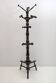Mid-Century Modern Italian Walnut Floor Coat Hanger with Umbrella Stand, 50
