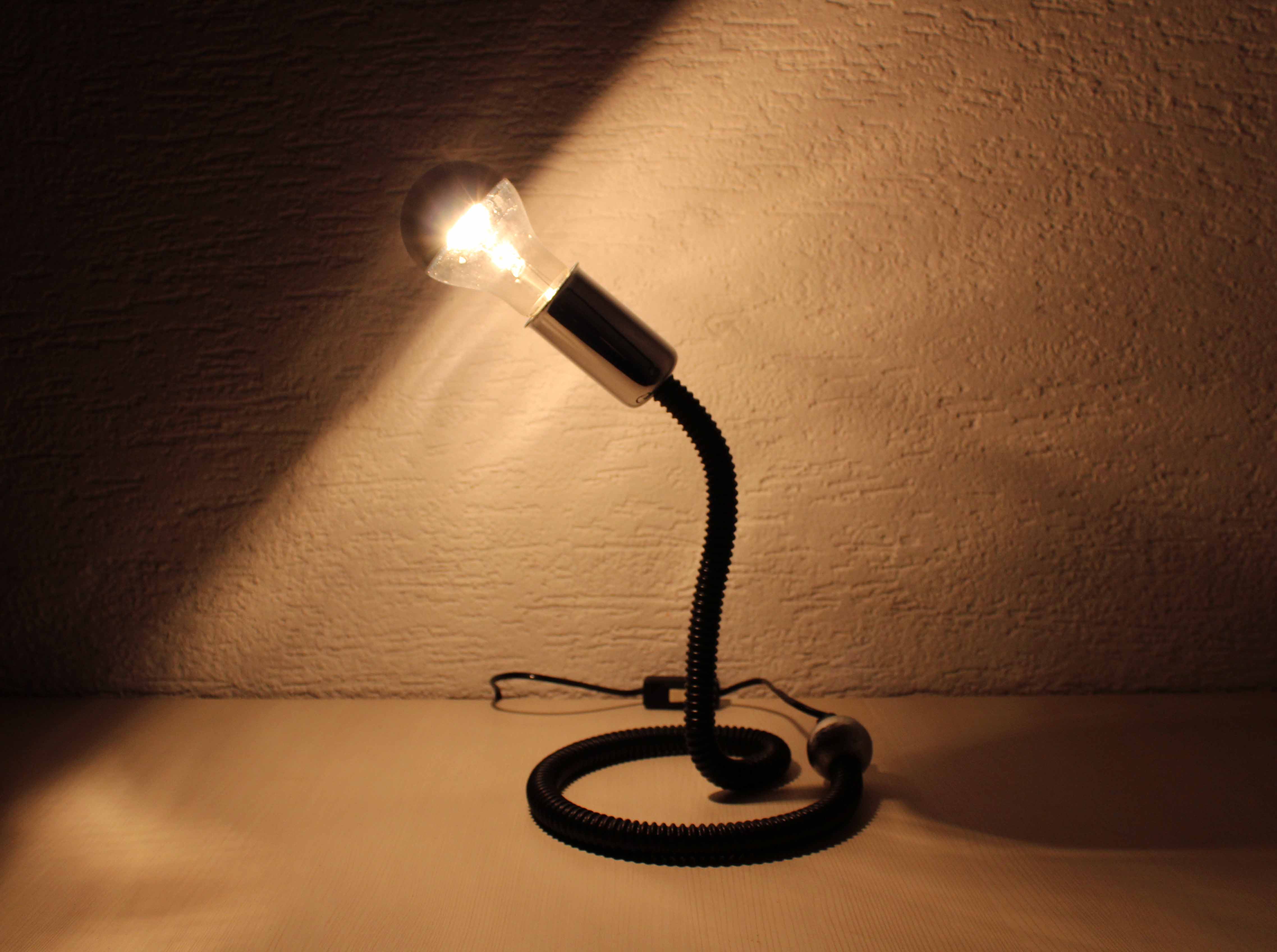 Vintage snake lamp